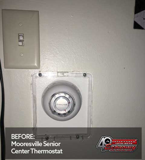 thermostat replaced with trane comfort system